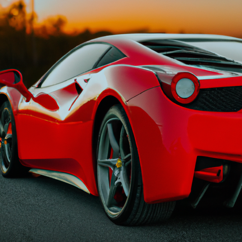 Ferrari 488 side view